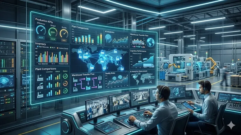 Custom ERP Dashboard for Multi-Location Manufacturing Operations