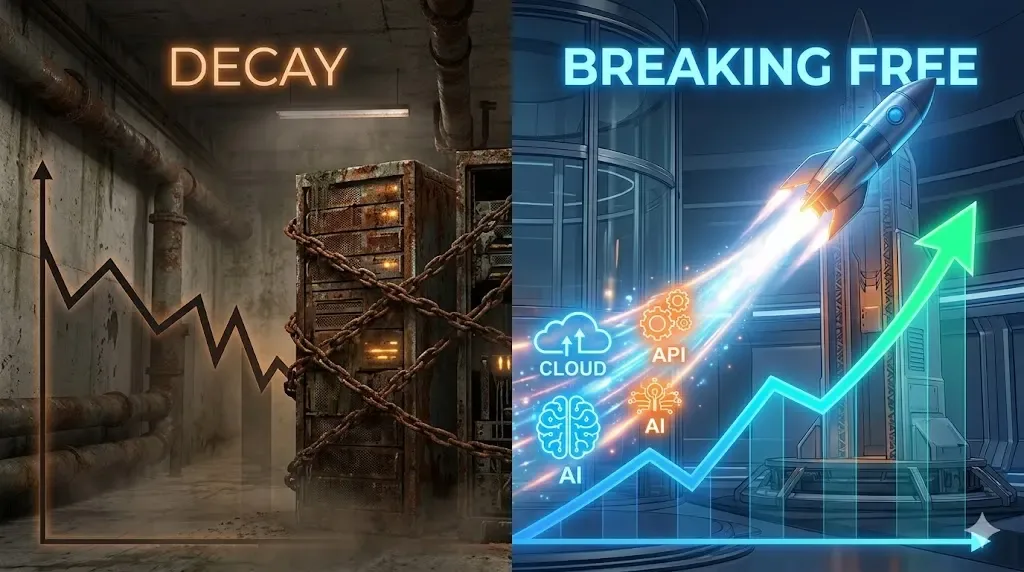 Why Legacy Systems Slow Down Growing Companies in 2026